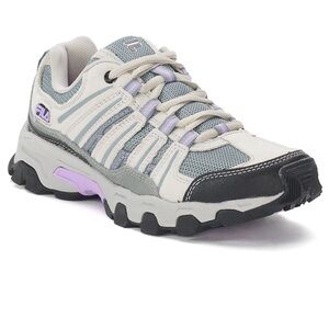 Fila woman purple and Gray running hiker shoe